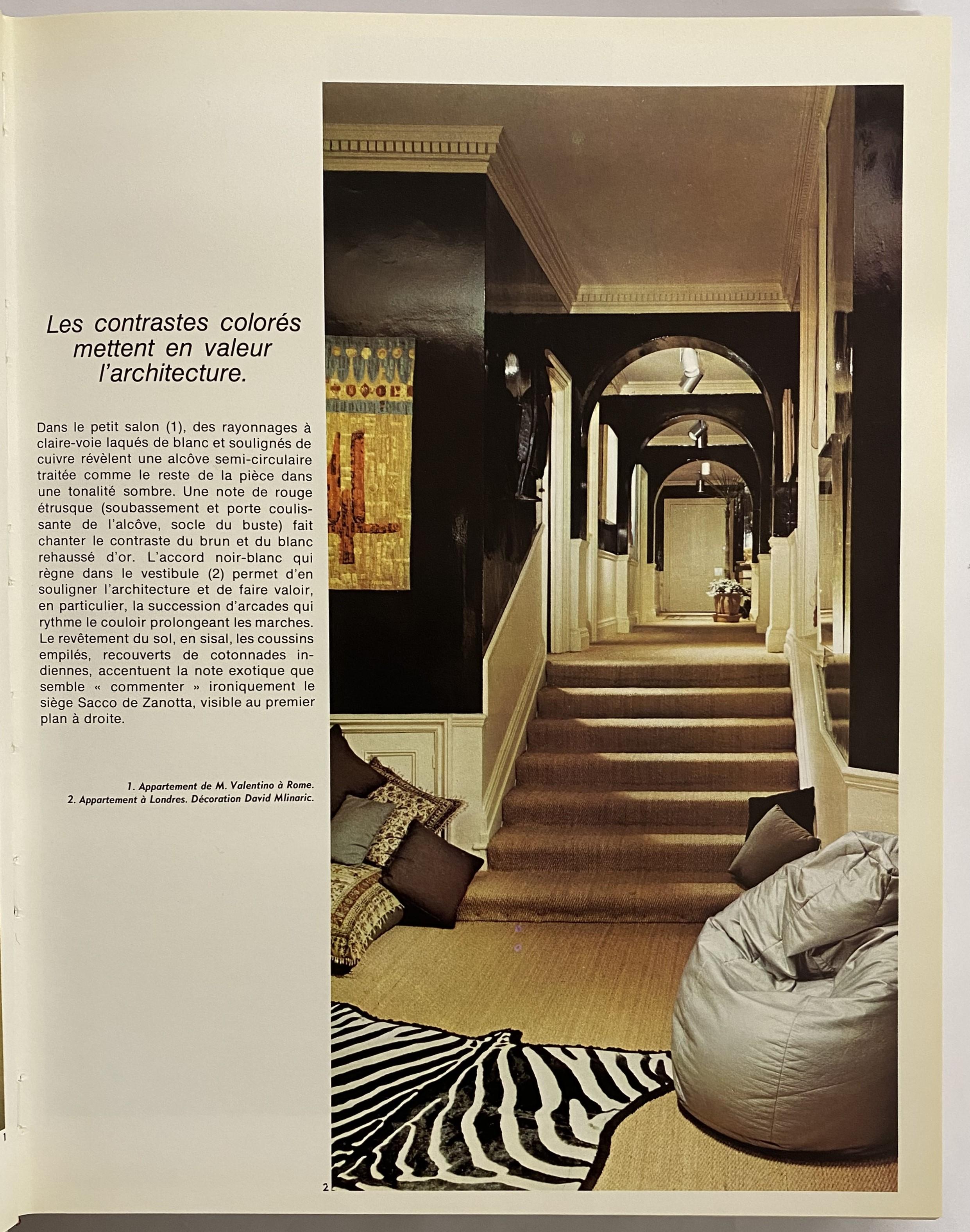 A scarce vintage book featuring the creations of the 20th century's top interior designers. When first published Decoration was already an impressive book, with its excellent colour photography, top-quality interiors and stellar cast of designers.