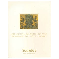 Collection Du Baron De Rede Provenant De L'Hôtel Lambert (Livre)