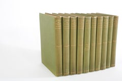Collection Gilt Leather Bound Book Set
