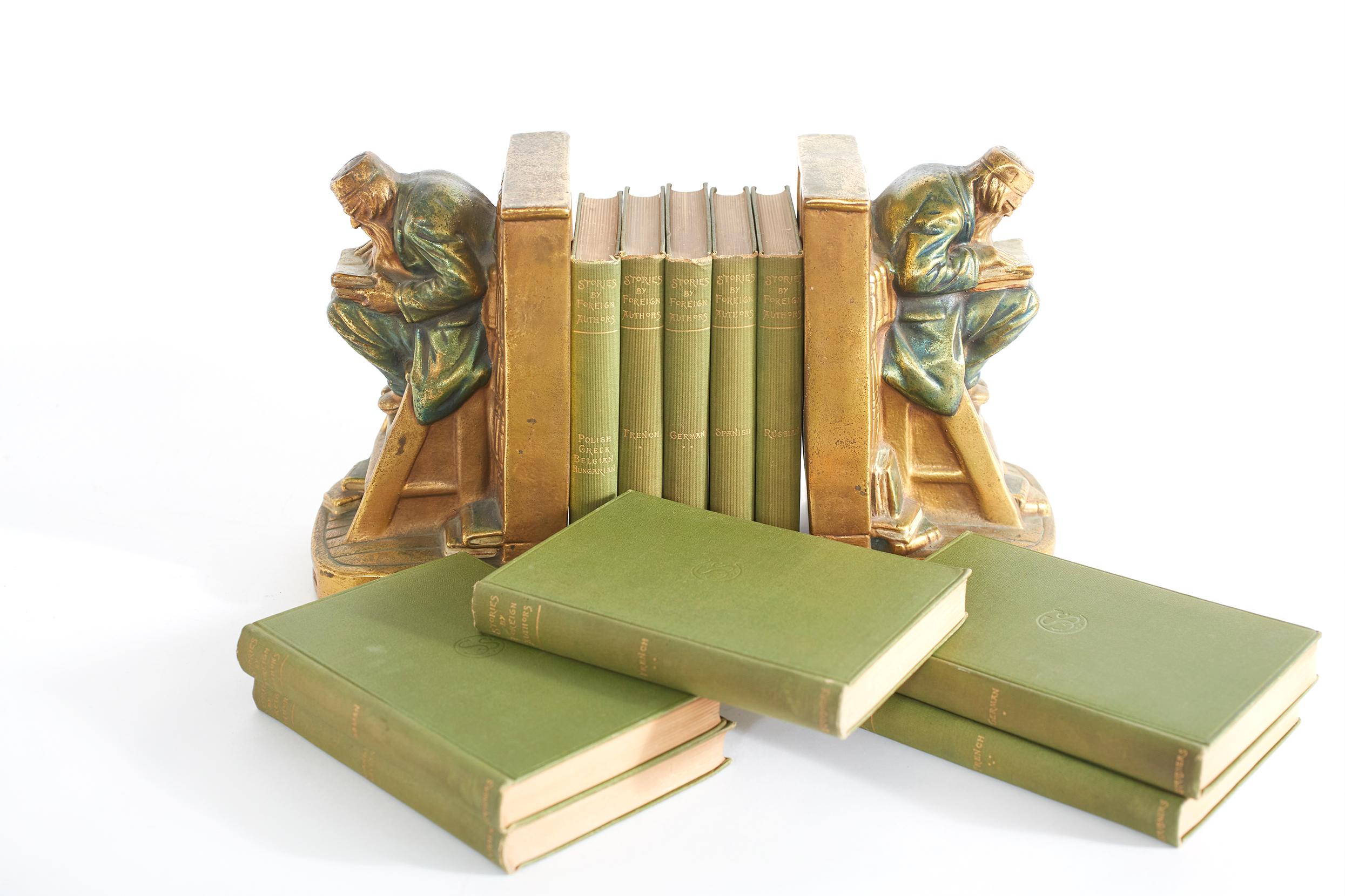 North American Collection Gilt Leather Bound Book Set