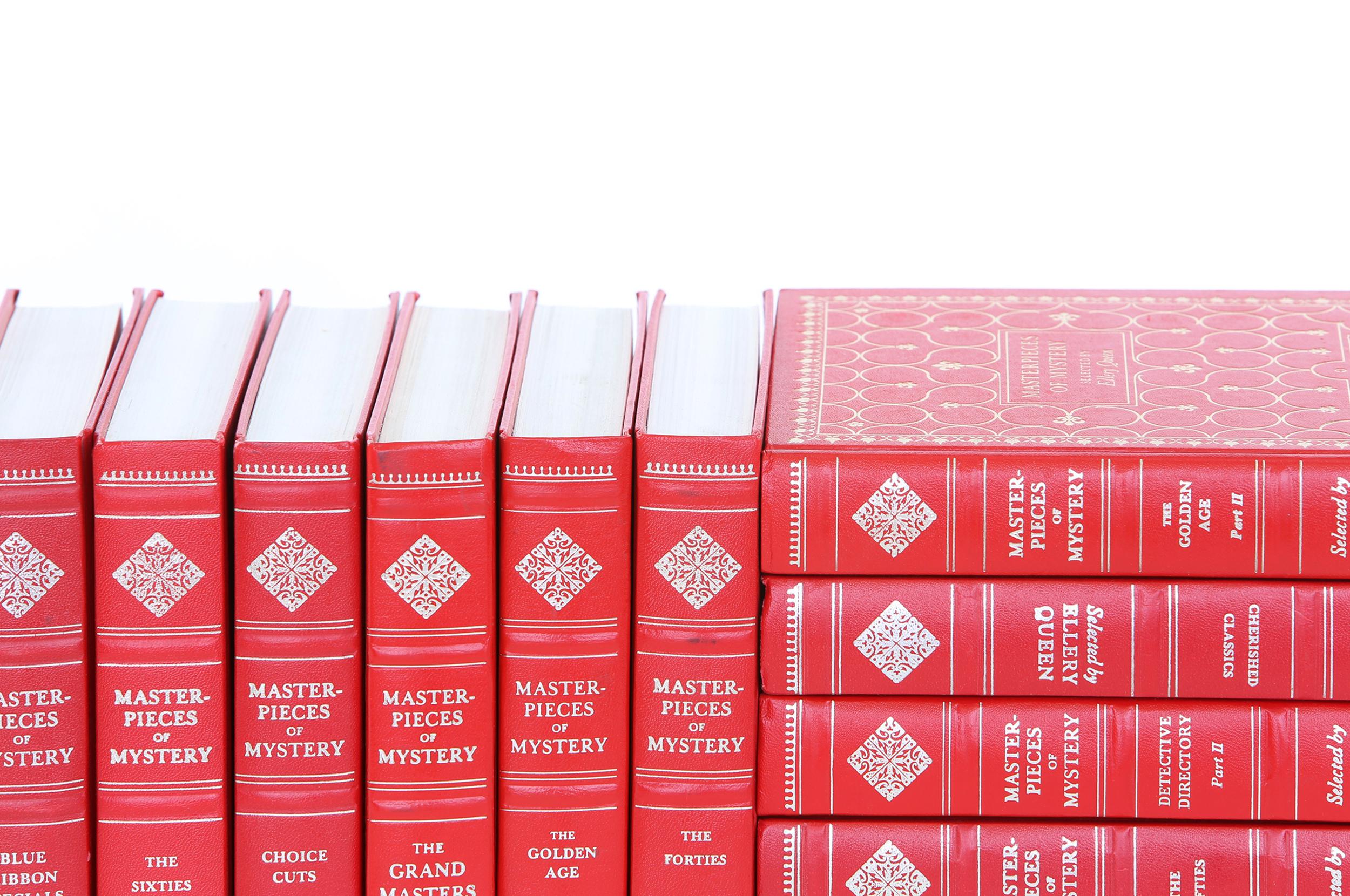 Collection Gilt Leather Bound Books / Twenty Volumes 4