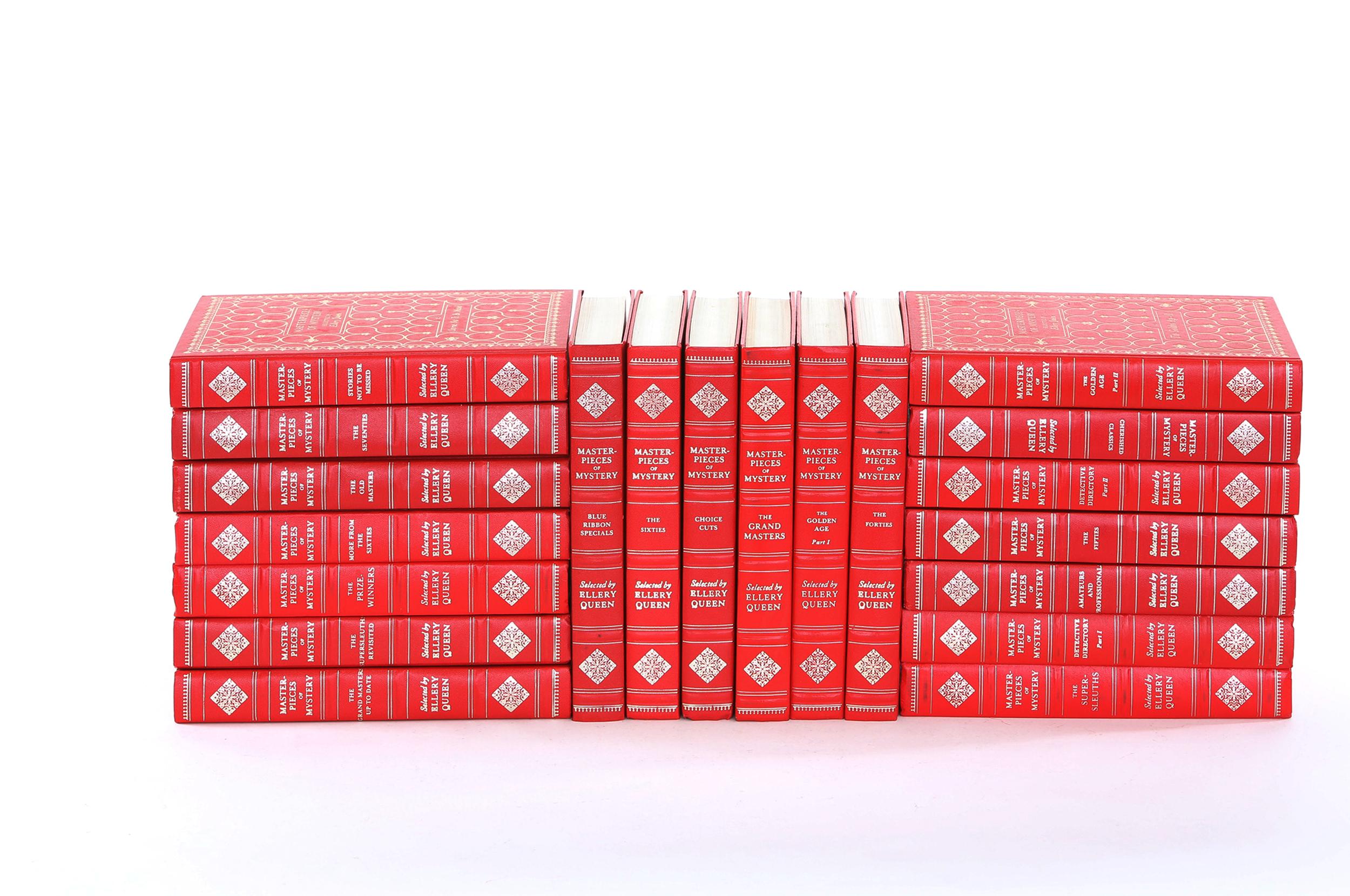 Collection Gilt Leather Bound Books / Twenty Volumes 5