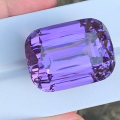 Gema natural de kunzita (espodumeno) de color púrpura lavanda, de calidad de colección