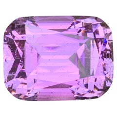Collection Grade Natural Bubble Gum Pink Kunzite (Spodumene) Cushion Gemstone
