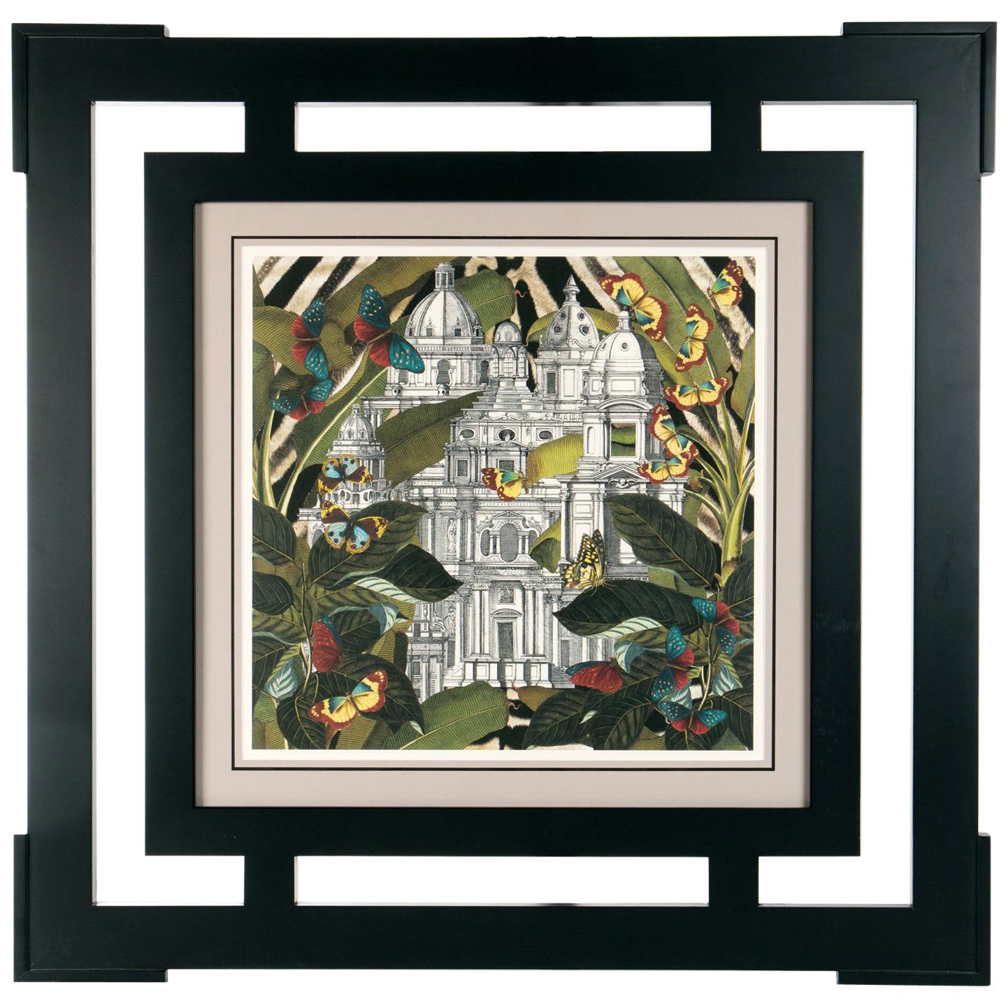 Collection Jungle Dome Print Architecture Against a Jungle Theme, Number 2 For Sale