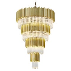 Collection Jupiter Chandelier, Metal and Crystal, NCS 184/4/120 by JAGO