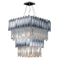 Collection Jupiter Chandelier, Metal and Crystal, NCS 191/2/60 by JAGO