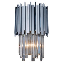 Collection Jupiter Wall Lamp, Metal and Crystal, NCL 127/1 by JAGO
