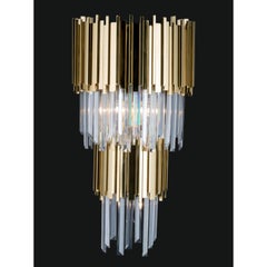 Collection Jupiter Wall Lamp, Metal and Crystal, NCL 127/2 by JAGO