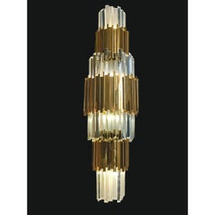 Collection Jupiter Wall Lamp, Metal and Crystal, NCL 127/3 by JAGO