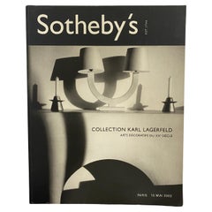 Collection Karl Lagerfeld : Arts Decoratifs Du XXe Siecle Sotheby's (livre)