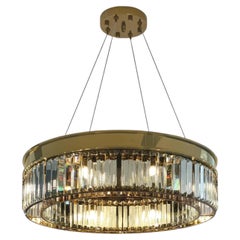 Collection Labirinto Chandelier, Metal and Crystal, NCS 193/1/60 by JAGO