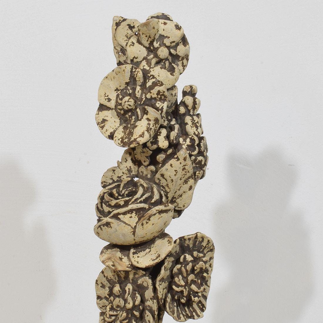 Collection Late 18th Century French Neoclassical Carved Wooden Ornaments For Sale 7