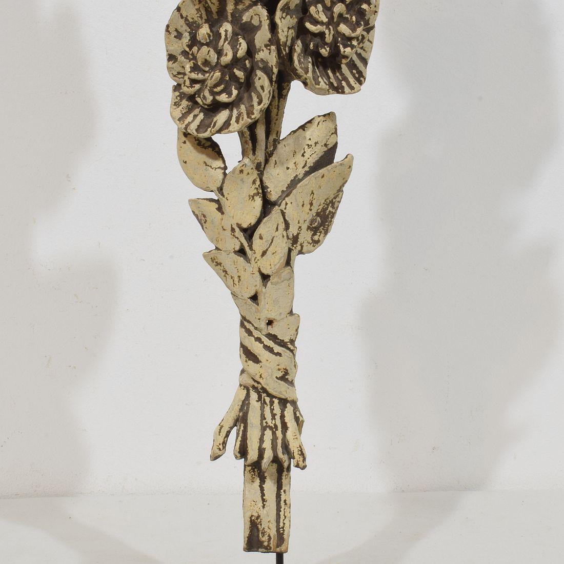 Collection Late 18th Century French Neoclassical Carved Wooden Ornaments For Sale 8