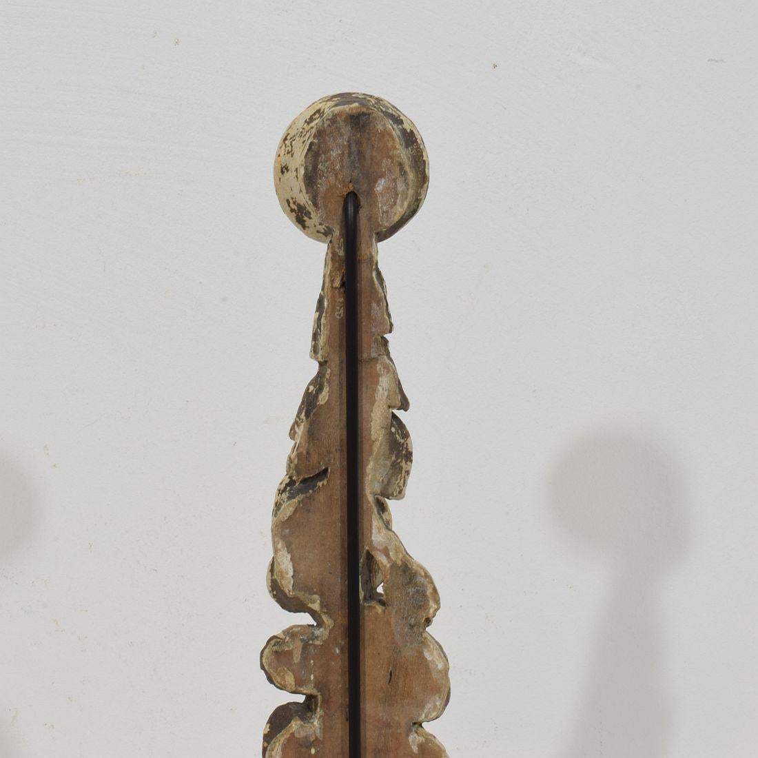 Collection Late 18th Century French Neoclassical Carved Wooden Ornaments For Sale 13