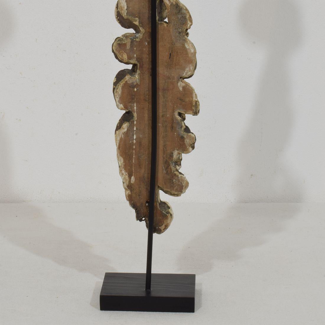 Collection Late 18th Century French Neoclassical Carved Wooden Ornaments For Sale 14