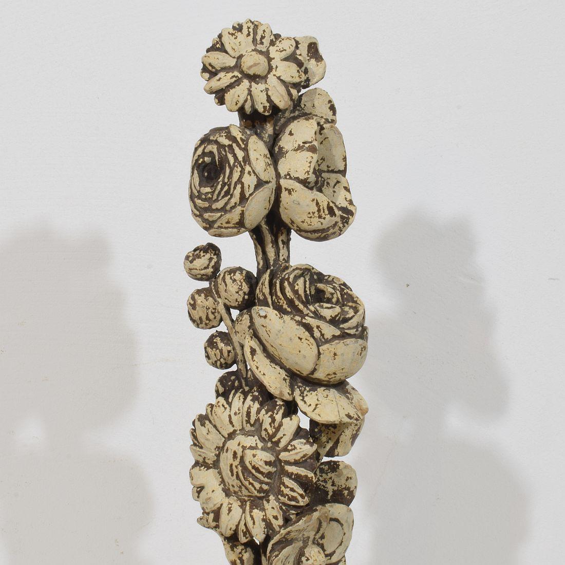 Collection Late 18th Century French Neoclassical Carved Wooden Ornaments For Sale 3
