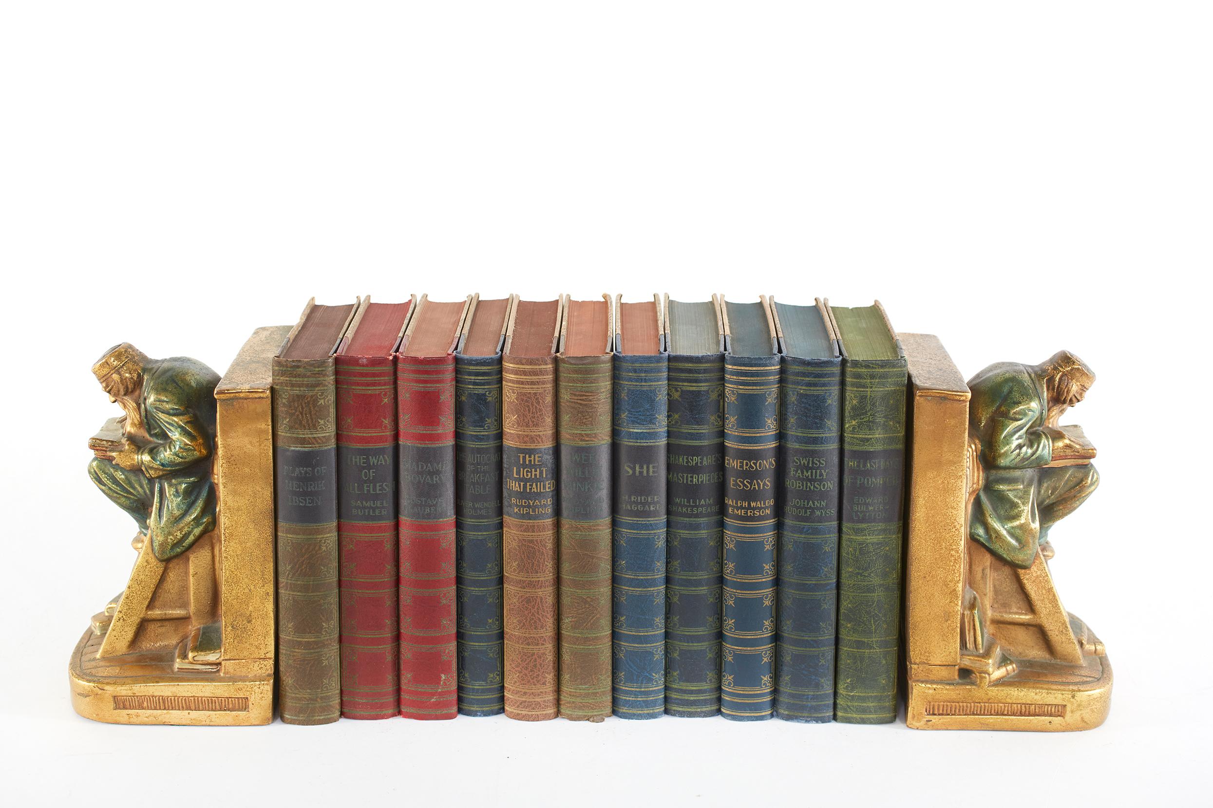20th Century Collection Leather Bound Library Book Set