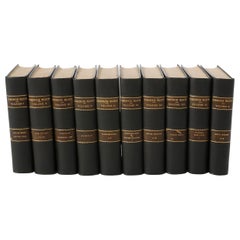 Collection Leather-Bound Library Book Set / Ten
