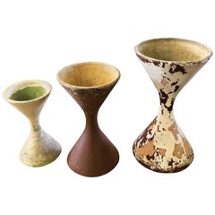 Collection, Mid-Century Modern Diablo Spindle Planter by Willy Guhl, circa 1950