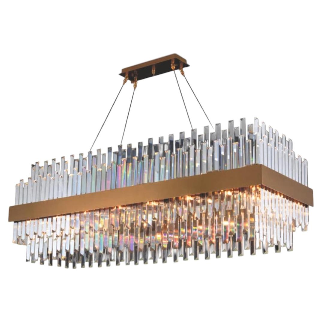 Collection Minerva Chandelier, Metal and Crystal, NCS 164/R/120 by JAGO