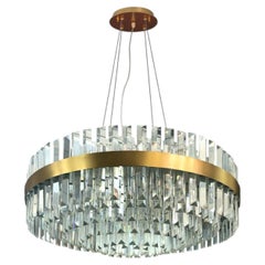 Collection Minerva Chandelier, Metal and Crystal, NCS 169/100 by JAGO