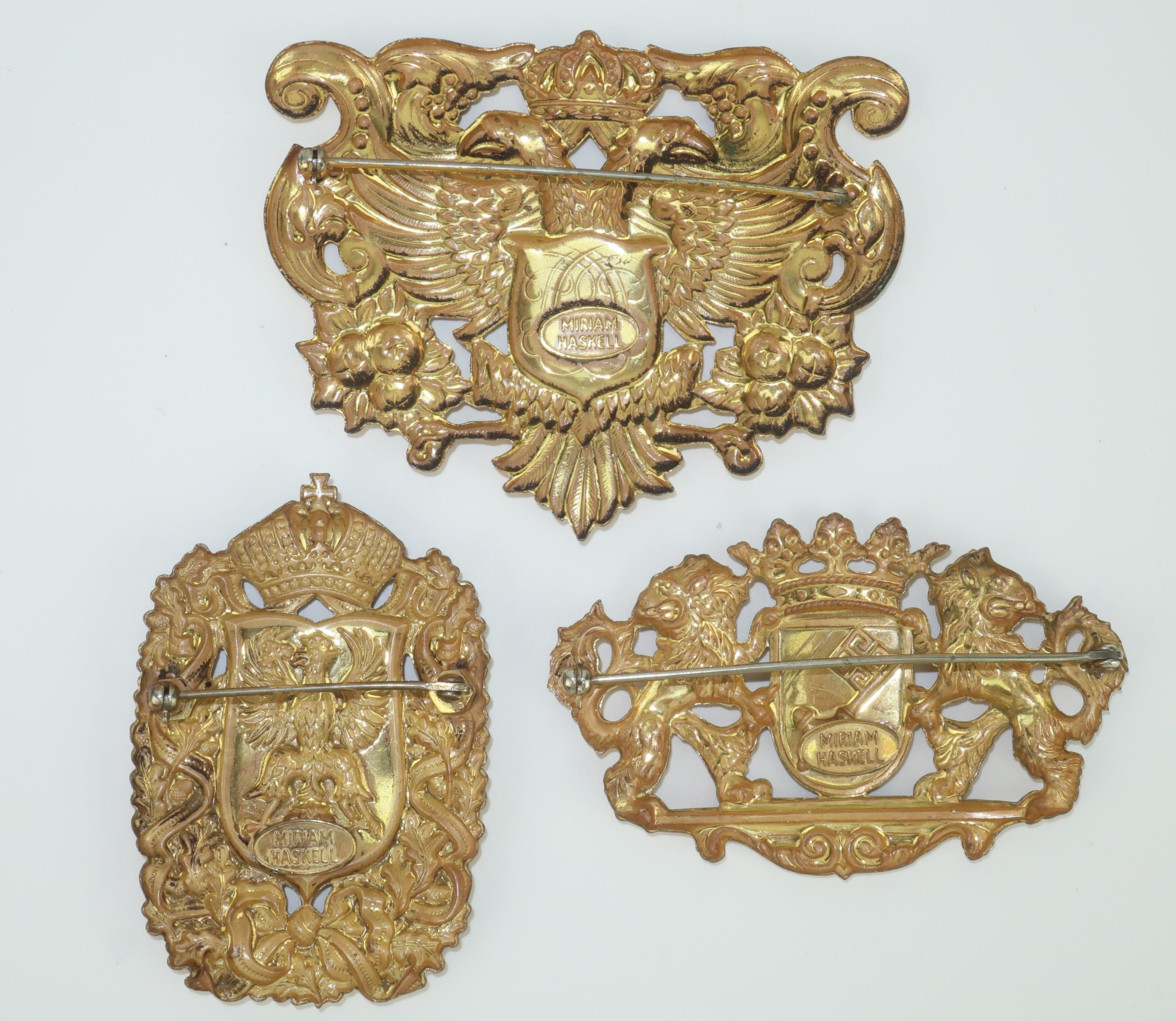 coat of arms brooch