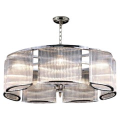 Collection Nettuno Chandelier, Metal and Glass, NCS 066/1 by JAGO