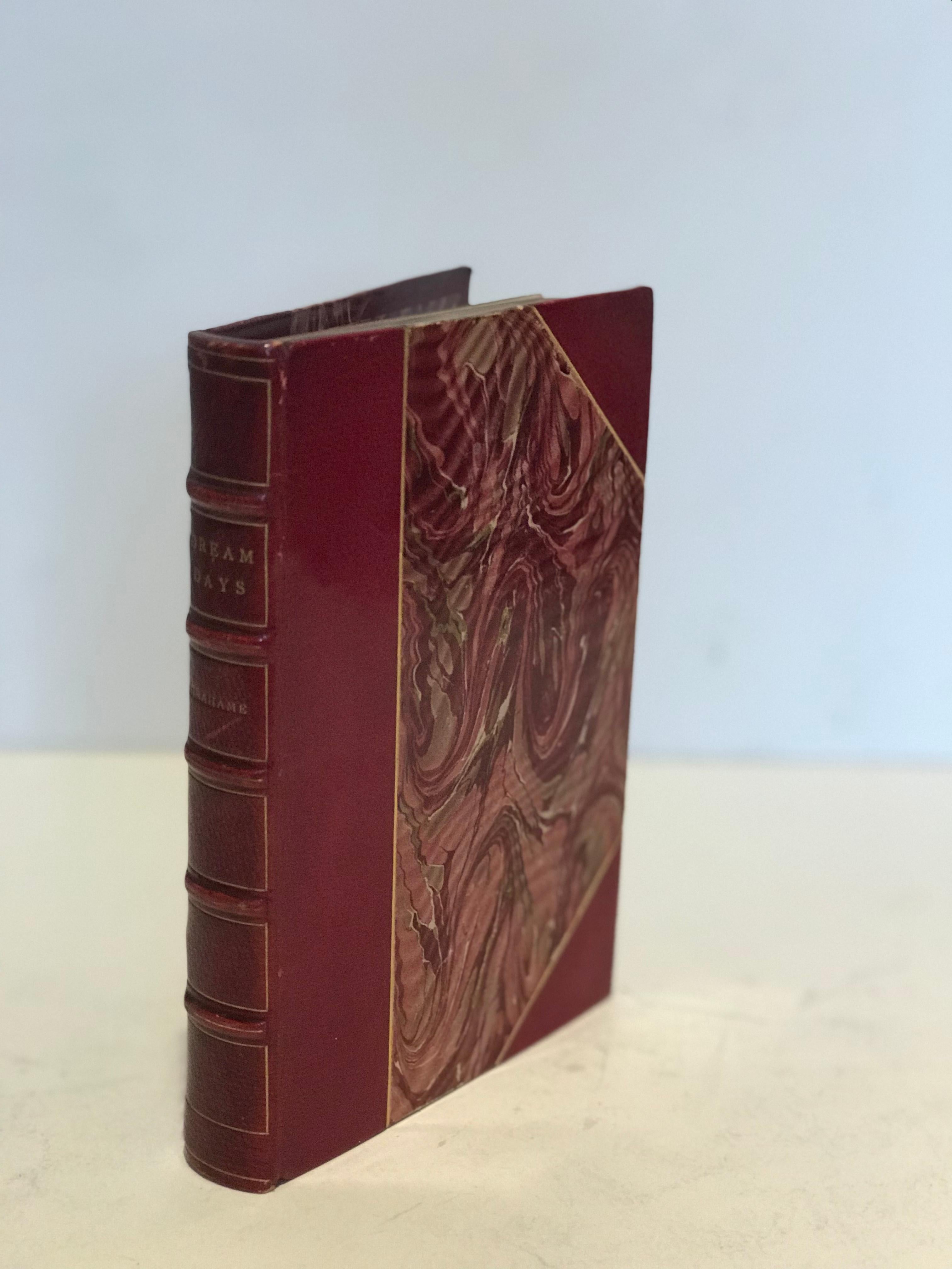 Collection of 10 Antique Red Leather Books 10