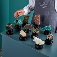 Collection of 10 Cabinet Scale Natural Mineral Specimens