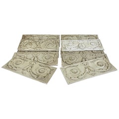 Antique Collection of 10 Carved Wood Late 18th-Early 19th Century Elements