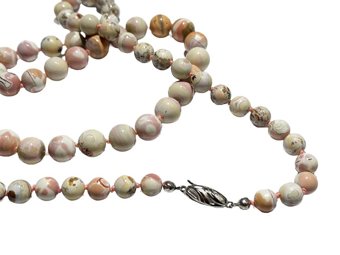 Multi-gemstone Collection of 10 Mid-20th Century Necklaces with Different Beads and Lengths For Sale