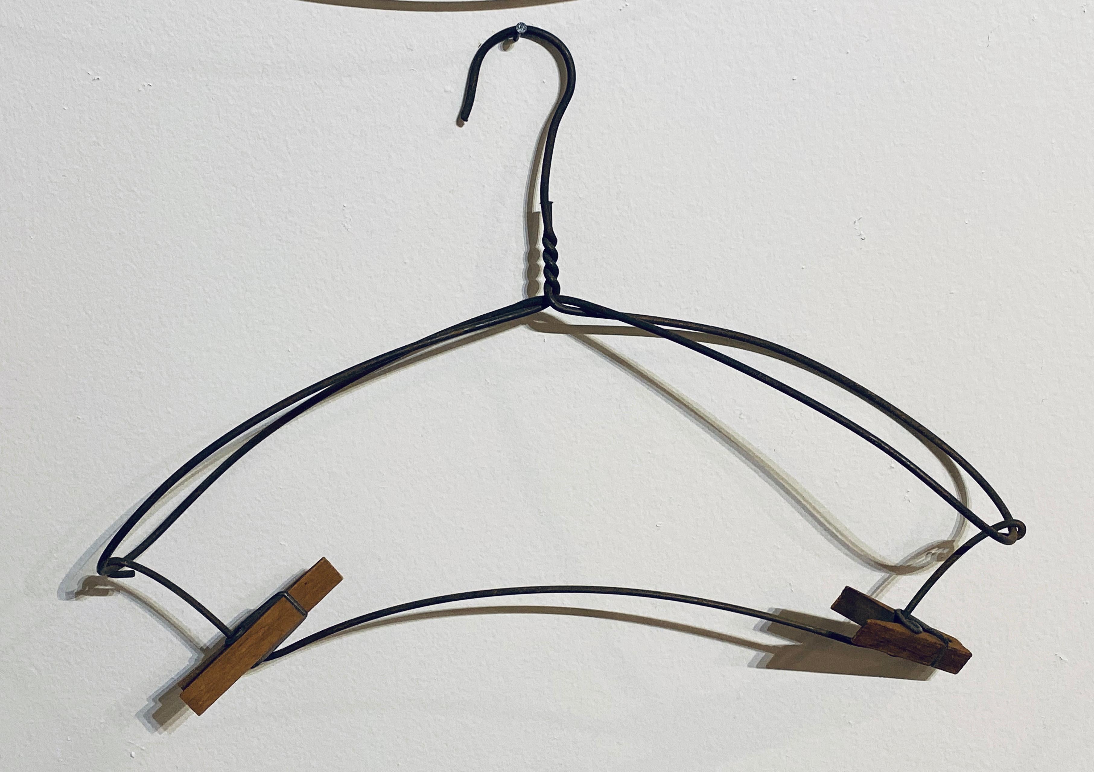 Metal Collection of 11 Antique Wire Hangers