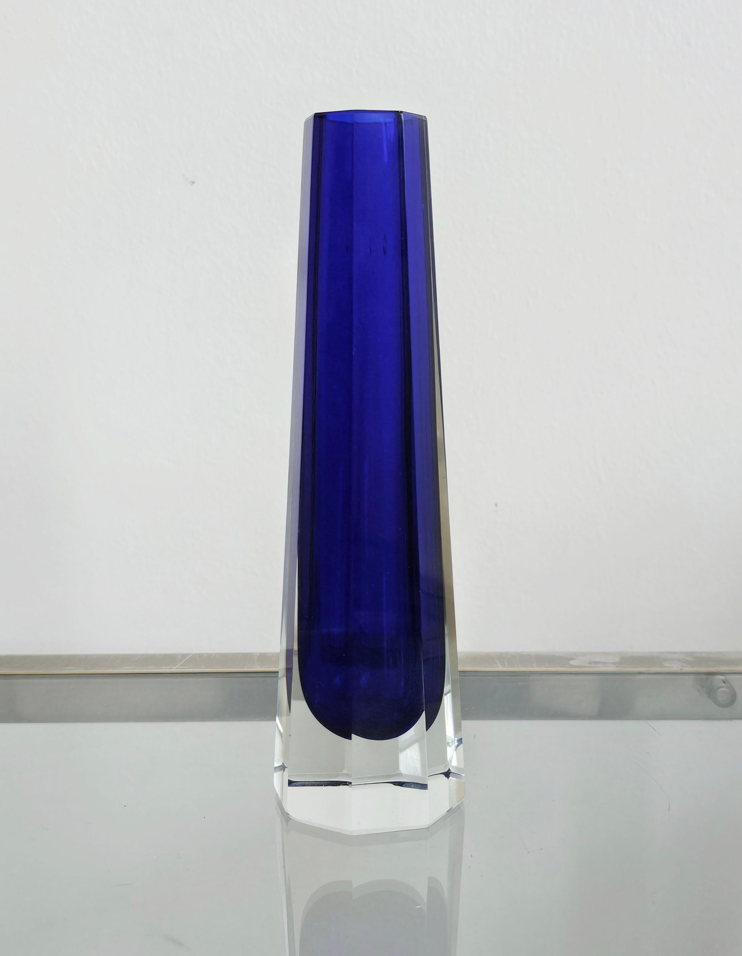 Collection of 11 Mid Century Modern Sommerso Glass Vases, Italy 1960s and 1970s For Sale 3