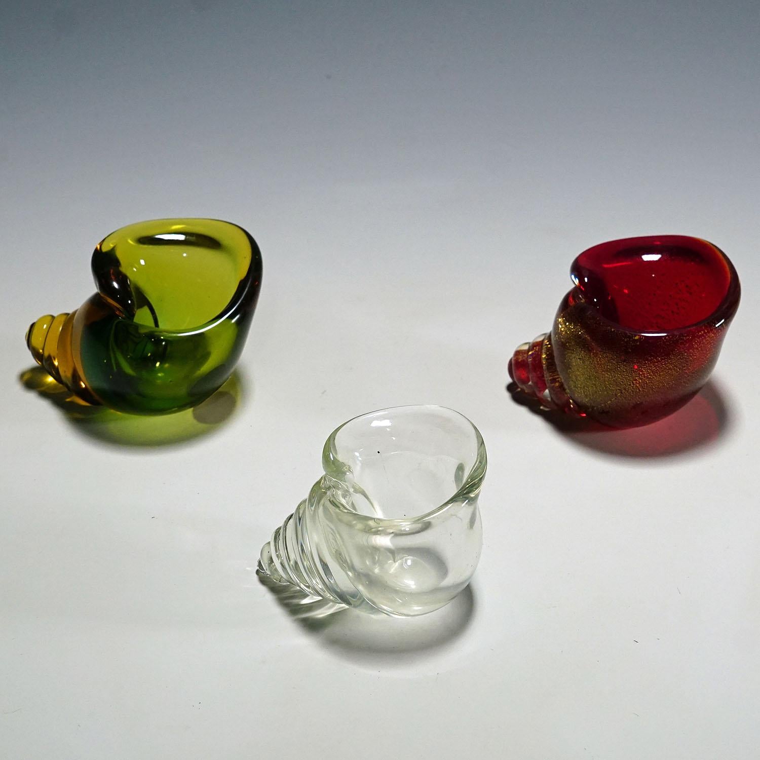 Collection of 11 Murano Art Glass Cornucopia by Seguso 1950s-60s For Sale 4