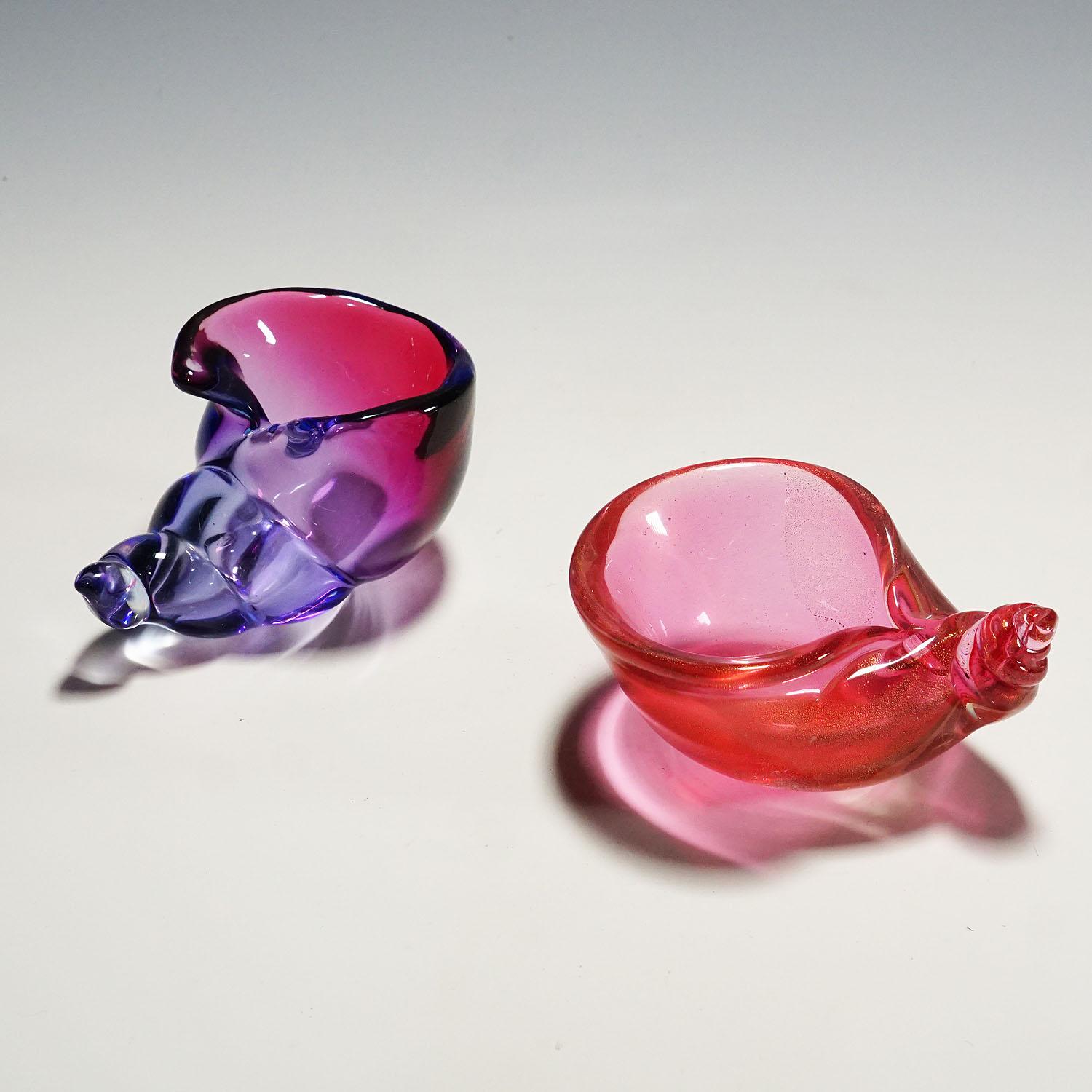 Collection of 11 Murano Art Glass Cornucopia by Seguso 1950s-60s For Sale 5