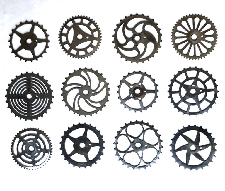 Collection Of 12 Antique and Vintage Bicycle Sprockets at 1stDibs