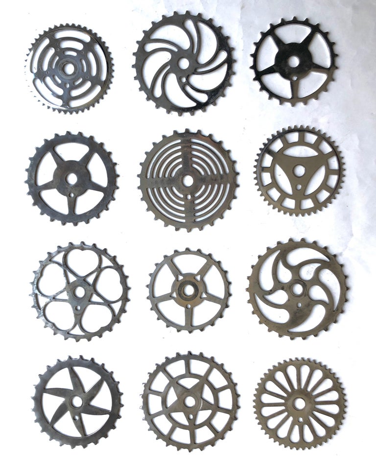 Collection Of 12 Antique and Vintage Bicycle Sprockets at 1stDibs