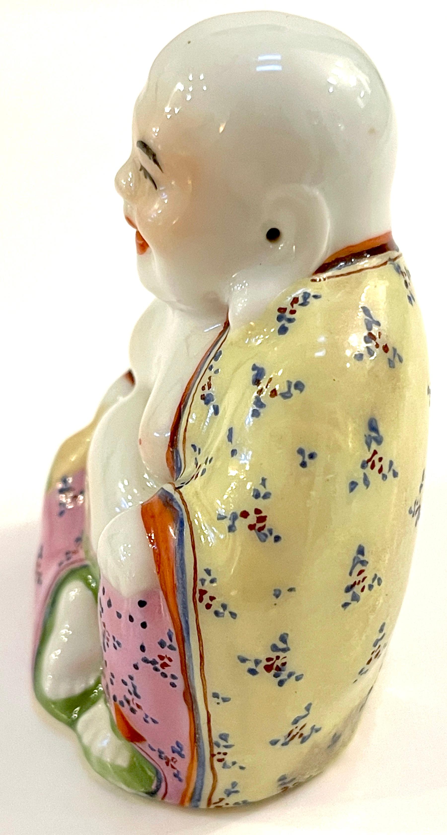 Collection of 12 Chinese Export Famille-Verte Porcelain Diminutive Buddhas 7