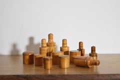Collection of 12 French Neoclassic Camphor Cosmetic Containers, 2ndq 19th cent.