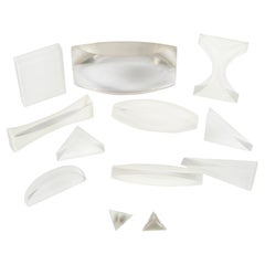 Collection of 12 Perspex Teaching Blocks & Lenses