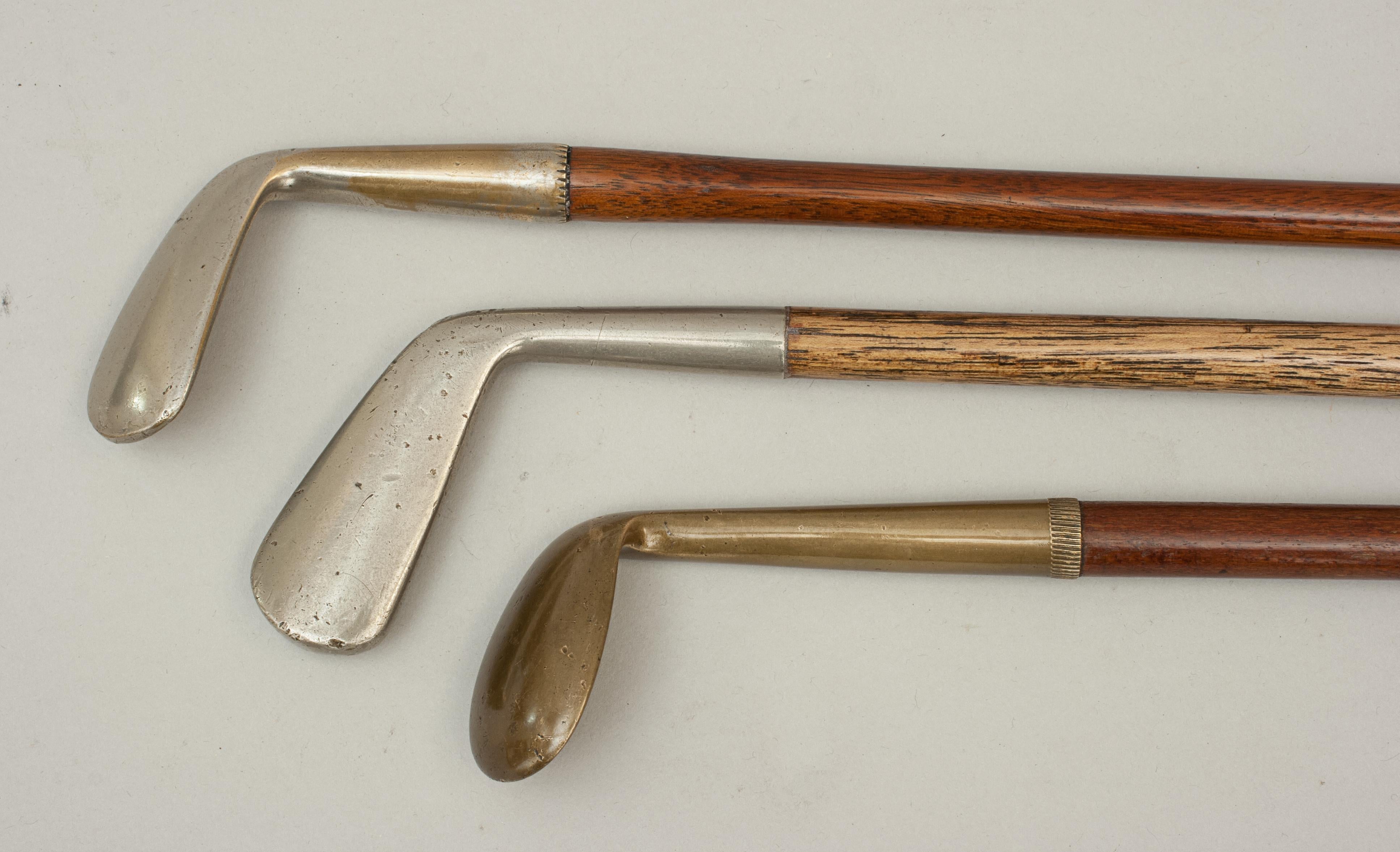 Collection of 12 Vintage Golf Club Walking Sticks, Sunday Sticks 2