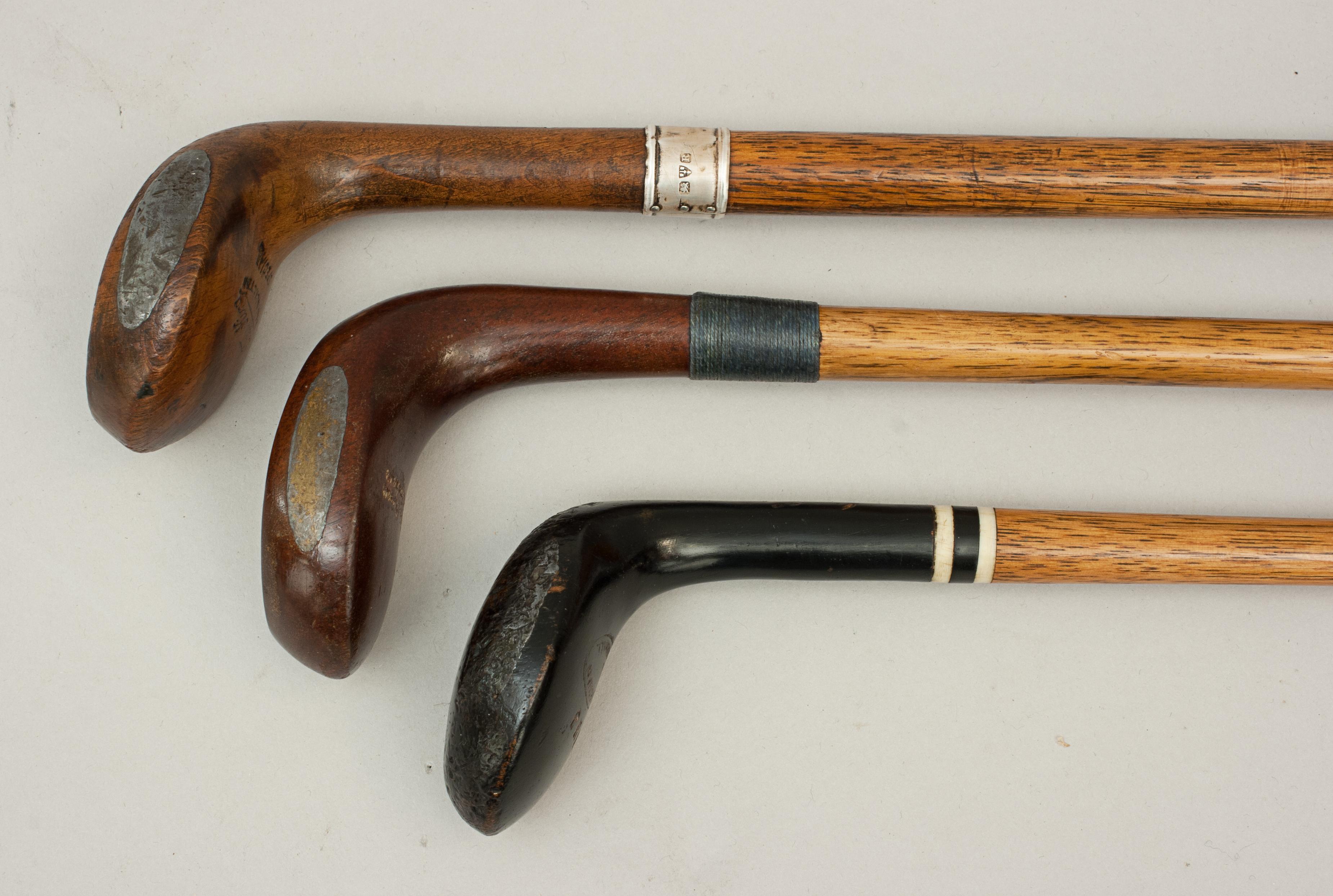 Collection of 12 Vintage Golf Club Walking Sticks, Sunday Sticks 4