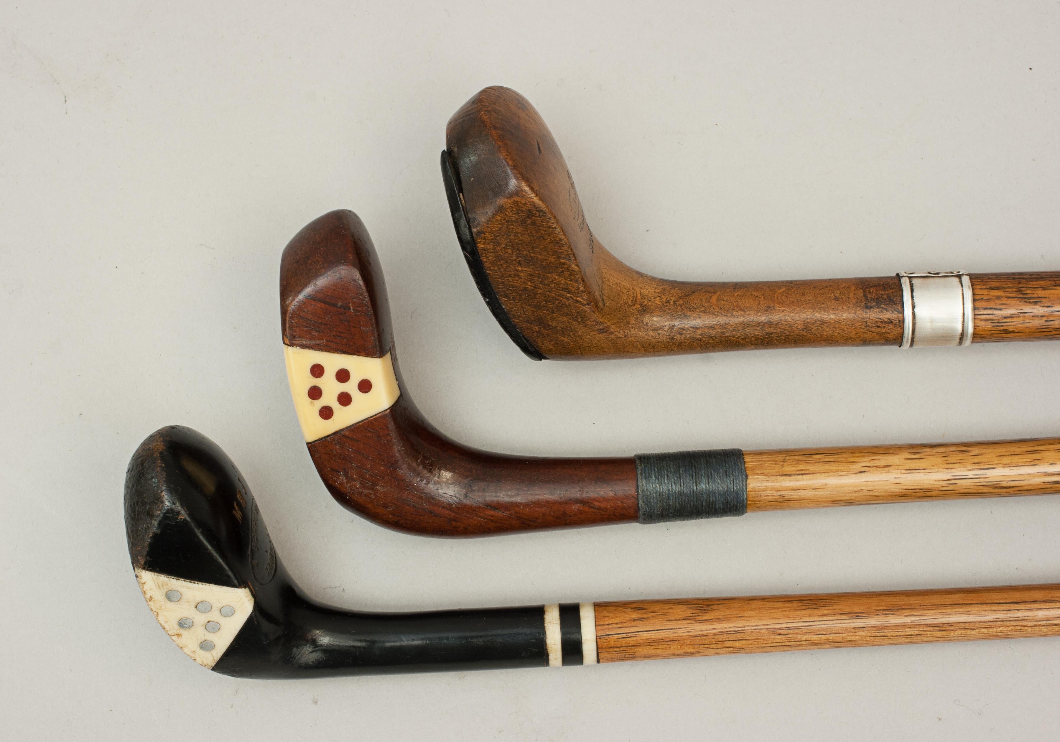 Collection of 12 Vintage Golf Club Walking Sticks, Sunday Sticks 5