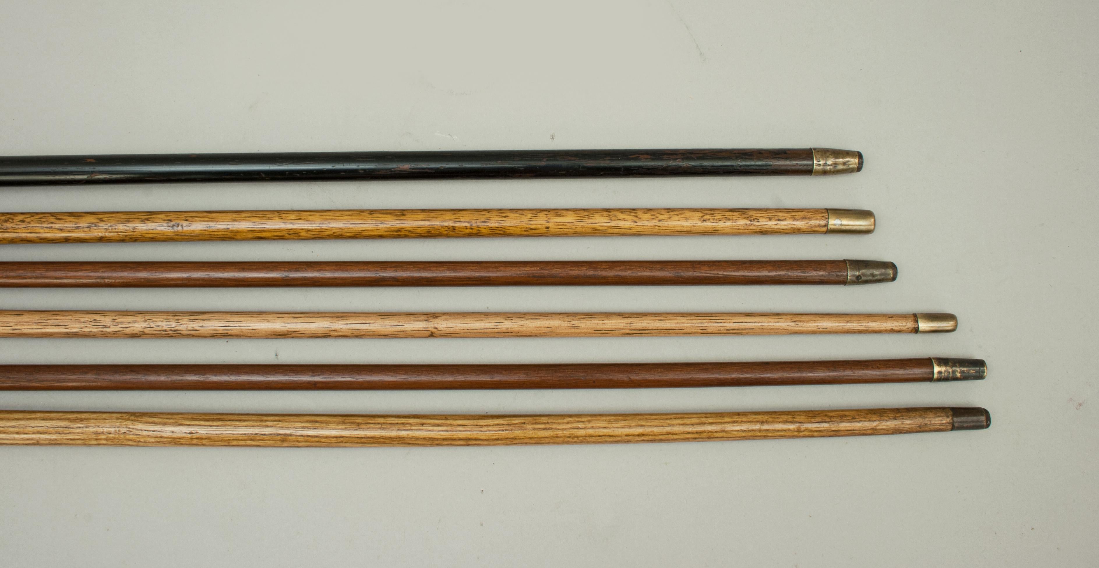 Steel Collection of 12 Vintage Golf Club Walking Sticks, Sunday Sticks