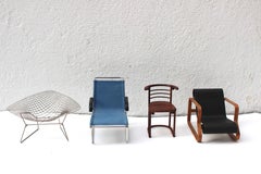 Collection of 12 Vitra Miniature Chairs