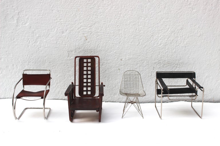Collection of 12 Vitra Miniature Chairs at 1stDibs