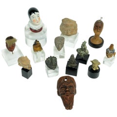Collection of 13 Miniature Heads