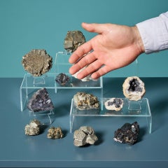 Collection of 13 Prehistoric Mineral Specimens including Pyrite & Galena