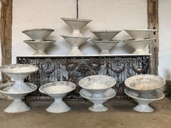 Collection of 15 Willy Guhl Tilted Planters